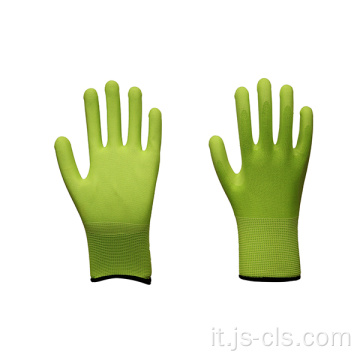 Serie PU Green Polm Palm rivestiti Palm guanti